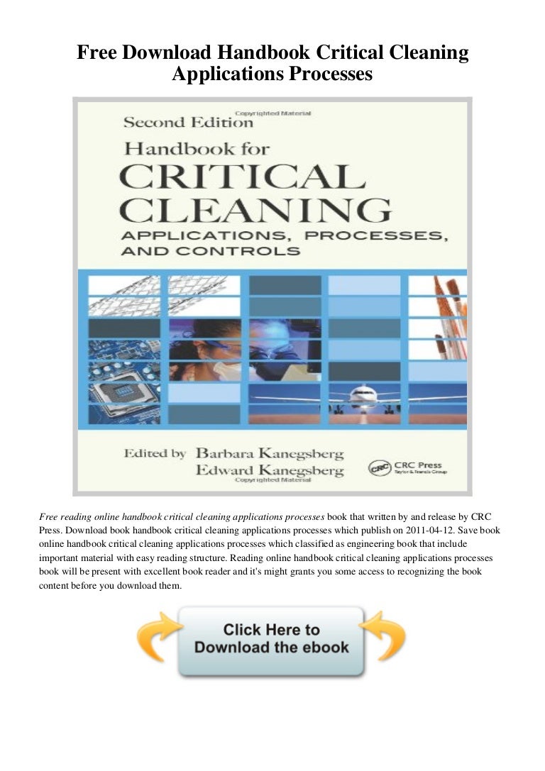 Handbook for Critical Cleaning